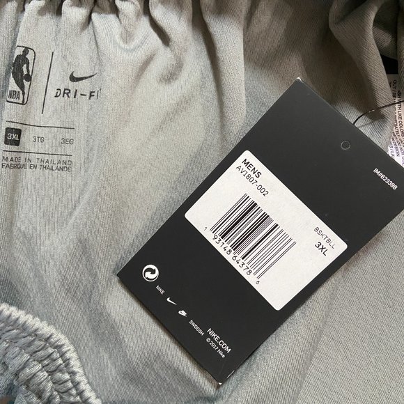 Nike NBA Indiana Pacers Team Issue Practice Shorts Dri-FIT Men's 3XL NEW - Picture 10 of 10